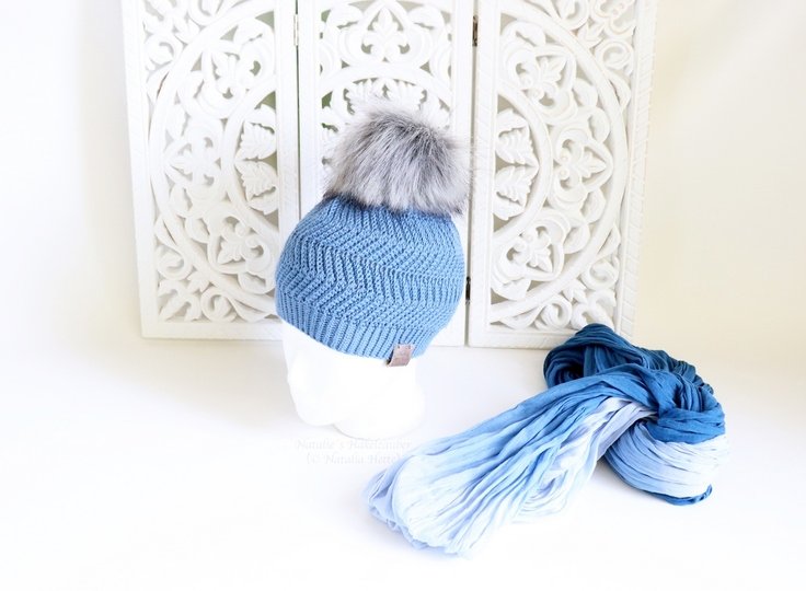 Wintermütze "Kim" (alle Gr., Zick-Zack-Muster)