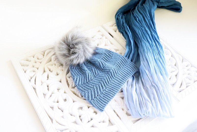 Wintermütze "Kim" (alle Gr., Zick-Zack-Muster)