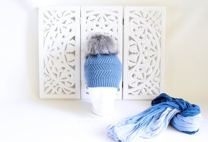 Wintermütze "Kim" (alle Gr., Zick-Zack-Muster)