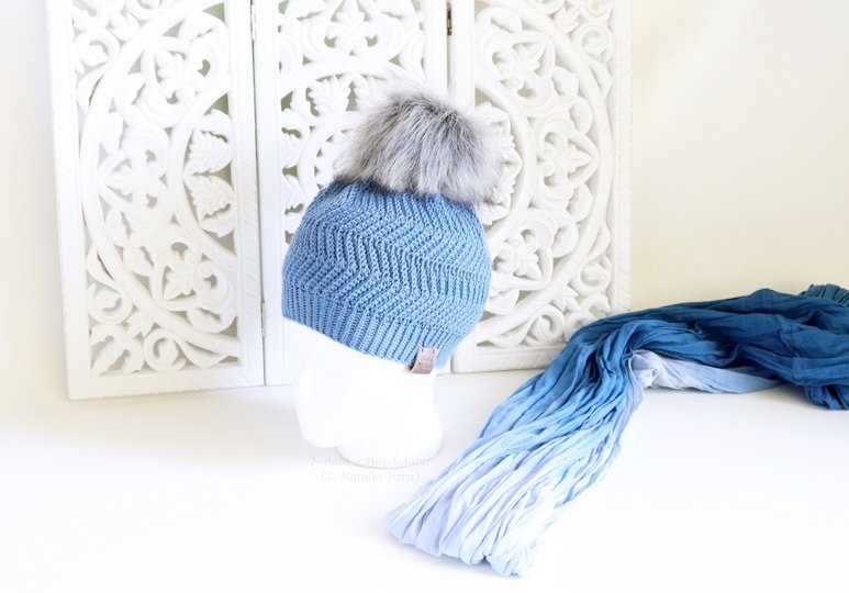 Wintermütze "Kim" (alle Gr., Zick-Zack-Muster)