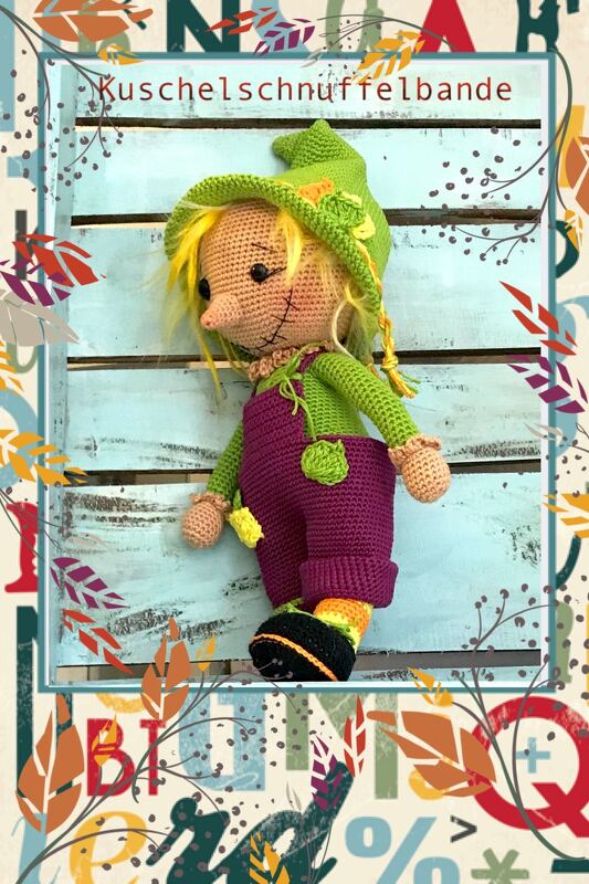 Häkelanleitung Kuschelschnuffelbande Puppe Vogelscheuche Cobie - Bild 3