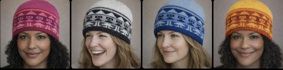 Anleitung Strickmütze  Ringelreihen, GR 52-54 - Bild 2