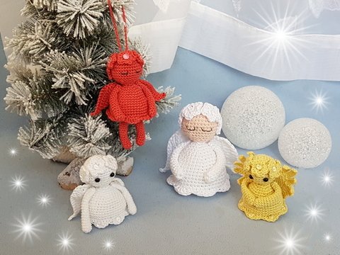 Häkelanleitung, kleines Engelchen