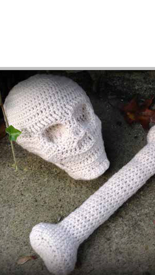 3D Totenkopf lebensgross