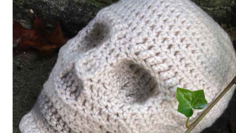 3D Totenkopf lebensgross