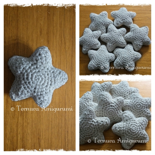 Häkelanleitung kleiner Stern! PDF ternura amigurumi english- deutsch- dutch