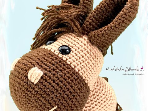 Häkelanleitung Kuschelschnuffelbande Mini Pferdchen Horst The Horse