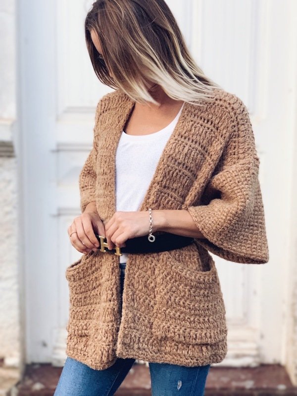 Cardigan KATHA Häkelanleitung PDF
