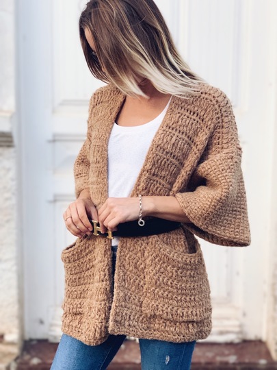 Cardigan KATHA Häkelanleitung PDF