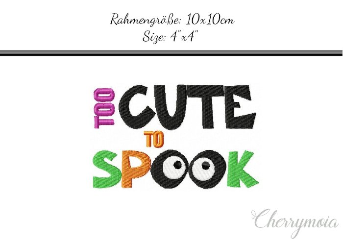 Too cute to spook 10x10