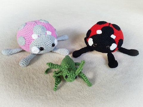 Häkelanleitung Marienkäfer/ Kinderspielzeug/ Spieluhr/ Baby