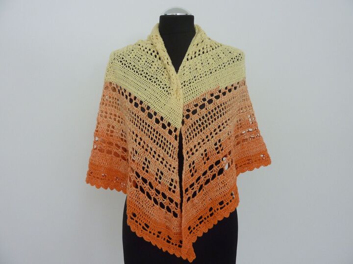 Häkelanleitung - Tuch "Give me five"