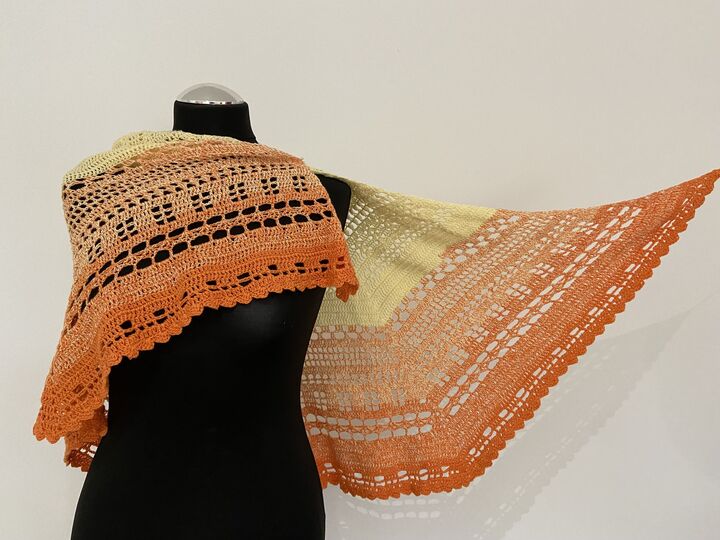 Häkelanleitung - Tuch "Give me five"