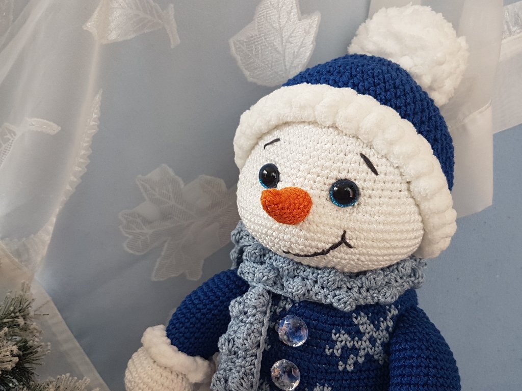 Weihnachtslampe Schneemann Flocke