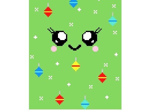 Häkelmuster * X-Mas TREE - WeihnachtsBauM * Grafik für Fm Decke