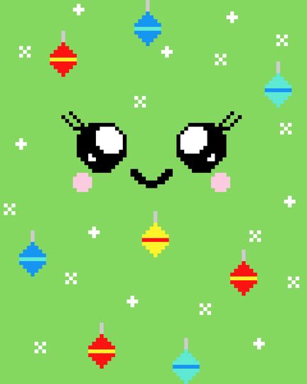 Häkelmuster * X-Mas TREE - WeihnachtsBauM * Grafik für Fm Decke