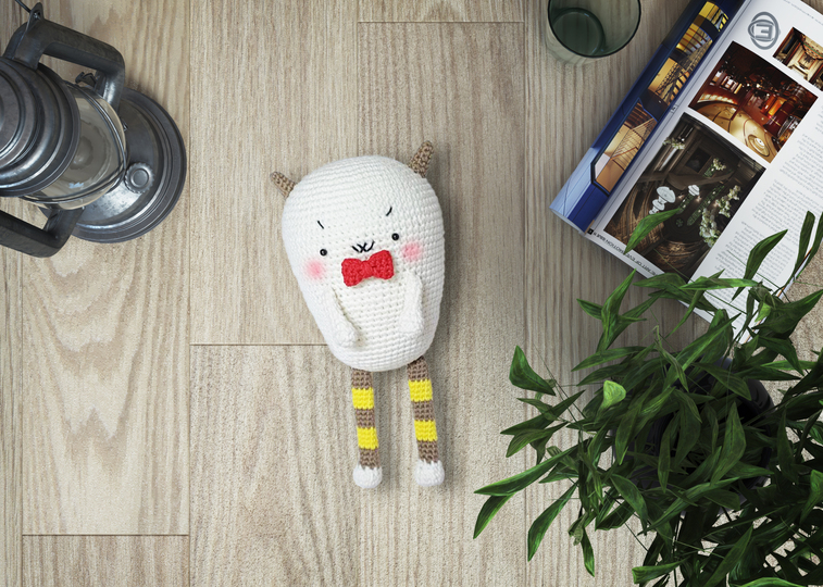 Cute amigurumi monster