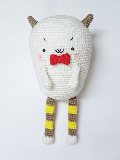 Cute amigurumi monster