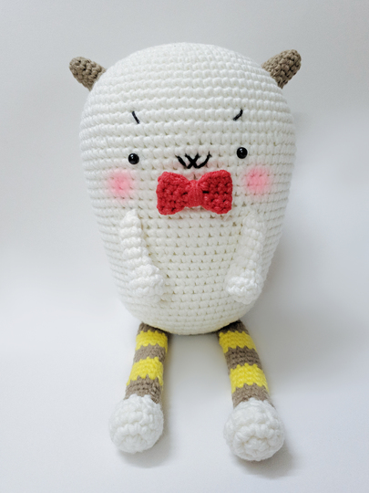 Cute amigurumi monster