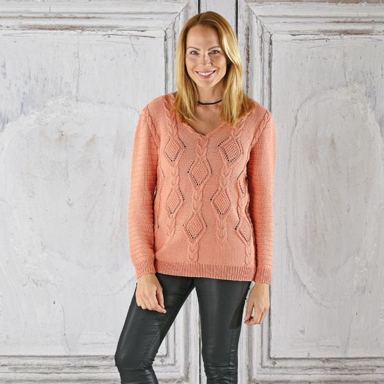 Strickanleitung Damenpullover "Macau" 760076