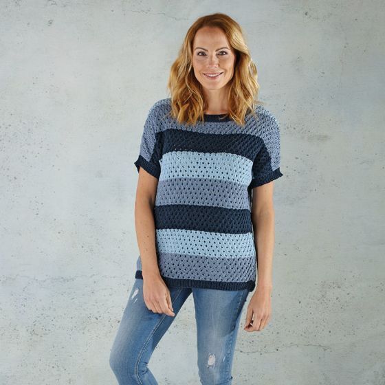 Strickanleitung Damenpulli "Seidenglanz" 760070