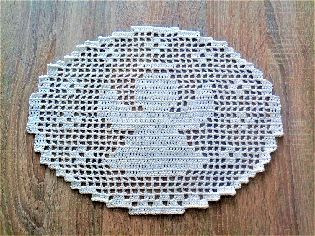 Häkelanleitung Deckchen / Platzdeckchen ENGEL / Weihnachten - Bild 2