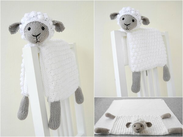 Knitting Pattern - Baby Blanket SCHAAFI - No.224E