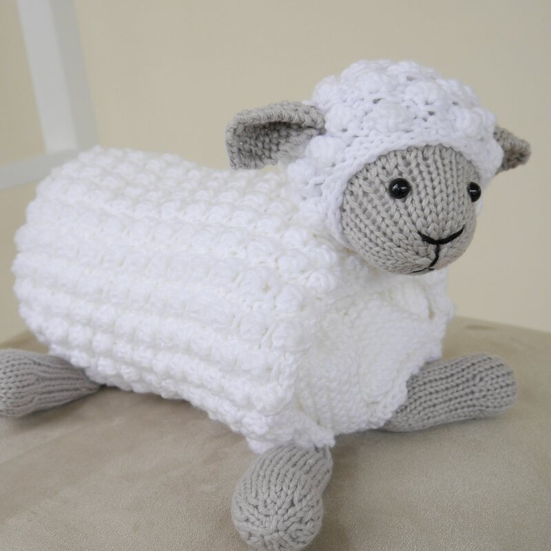 Strickanleitung - Strickdecke SCHAAFI Größe: 60 x 70 cm - No.224