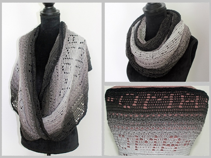 Möbiusschal "Oma" häkeln