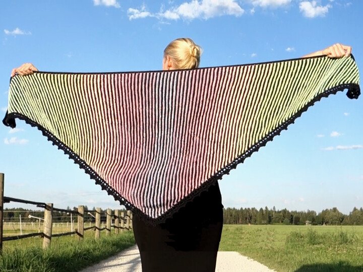 Katzentuch Illusionsstricken