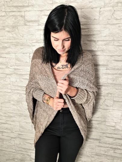 156 Strickanleitung Seelenwärmer Over Size Bäumelein