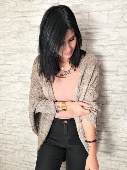 156 Strickanleitung Seelenwärmer Over Size Bäumelein