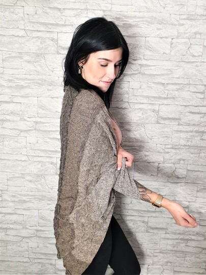 156 Strickanleitung Seelenwärmer Over Size Bäumelein