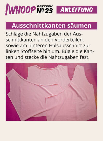 !Whoop No 23 Kleid Schnittmuster & Nähanleitung 32-46