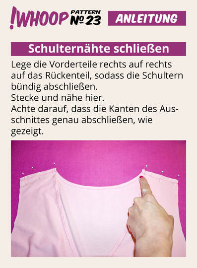 !Whoop No 23 Kleid Schnittmuster & Nähanleitung 32-46