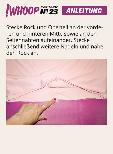 !Whoop No 23 Kleid Schnittmuster & Nähanleitung 32-46