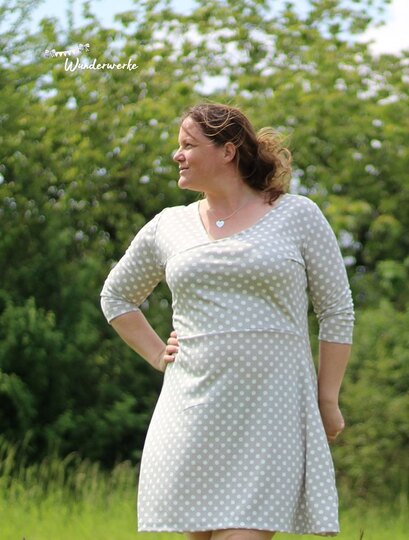 !Whoop No 23 Kleid Schnittmuster & Nähanleitung 32-46