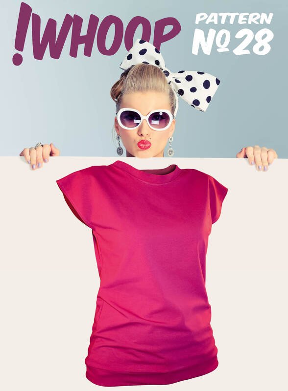 !Whoop No 28 T-Shirt Schnittmuster & Nähanleitung 32-46 - Bild 4