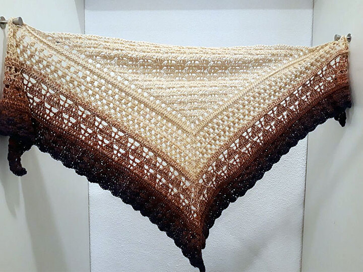 Häkelanleitung Dreieckstuch Summers End