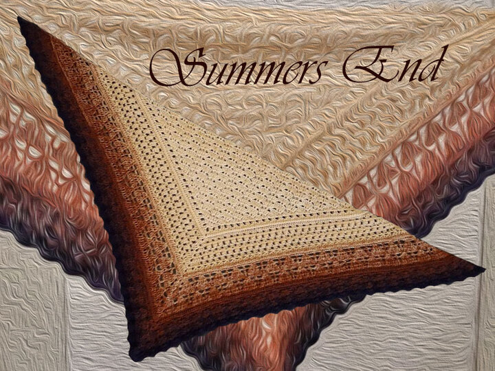 Häkelanleitung Dreieckstuch Summers End