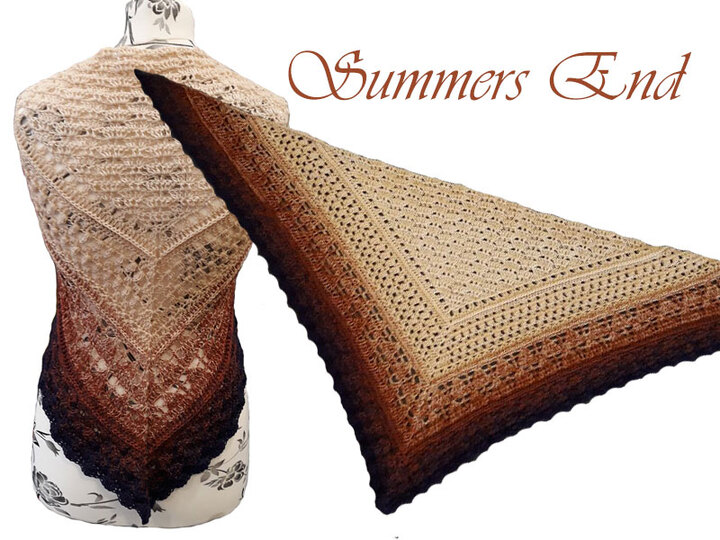 Häkelanleitung Dreieckstuch Summers End
