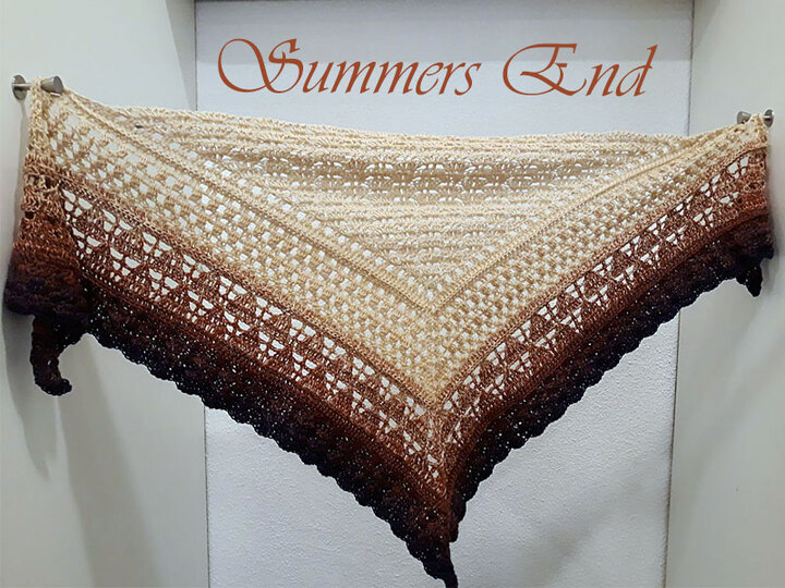 Häkelanleitung Dreieckstuch Summers End