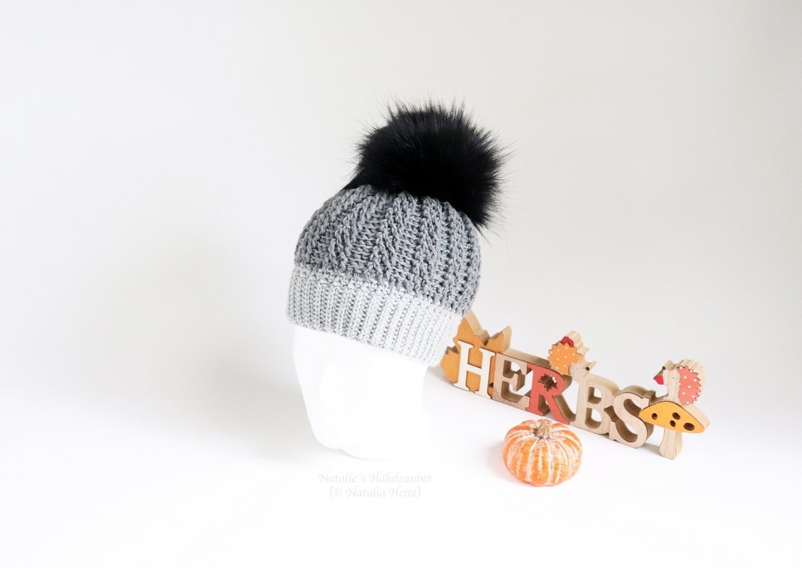 Skimütze "Grey" (Reliefmuster, einfach, alle Gr.) - Bild 9