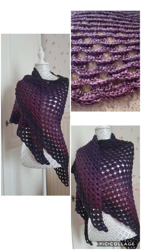 kostenlose Häkelanleitung Dreieckstuch "mein ganz persönliches Virustuch"