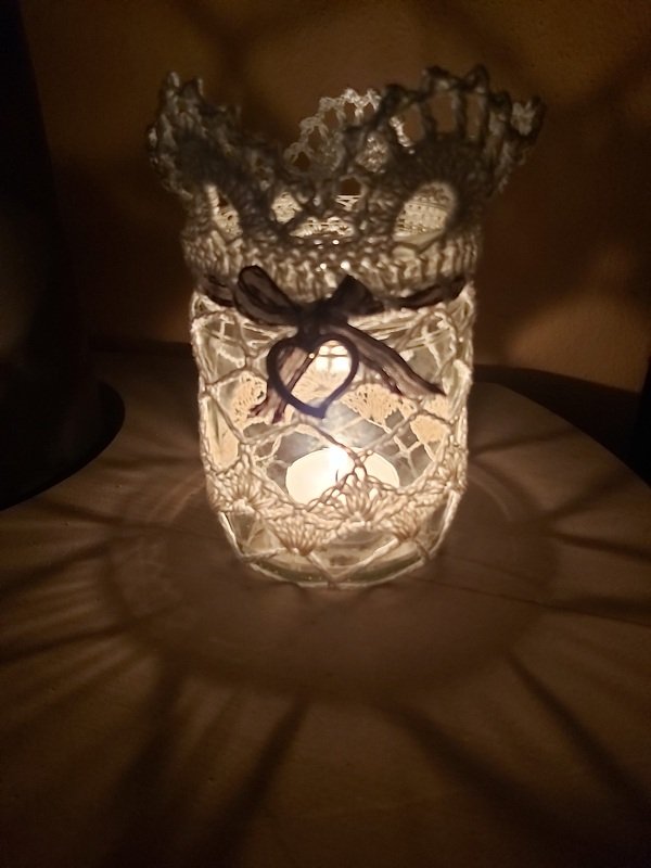 Häkel - Bastelanleitung Windlicht - Bild 10