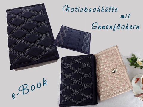 Buchhülle, Dokumentenhülle, Reisepassetui - Nähanleitung