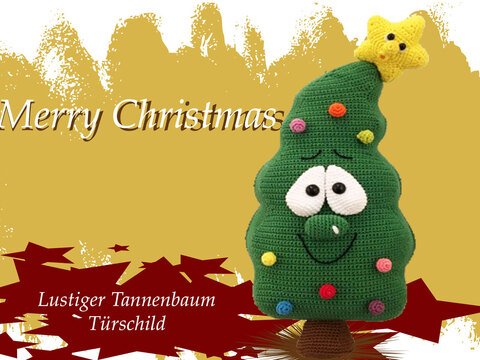Funny Christmas-tree Pattern Amigurumi