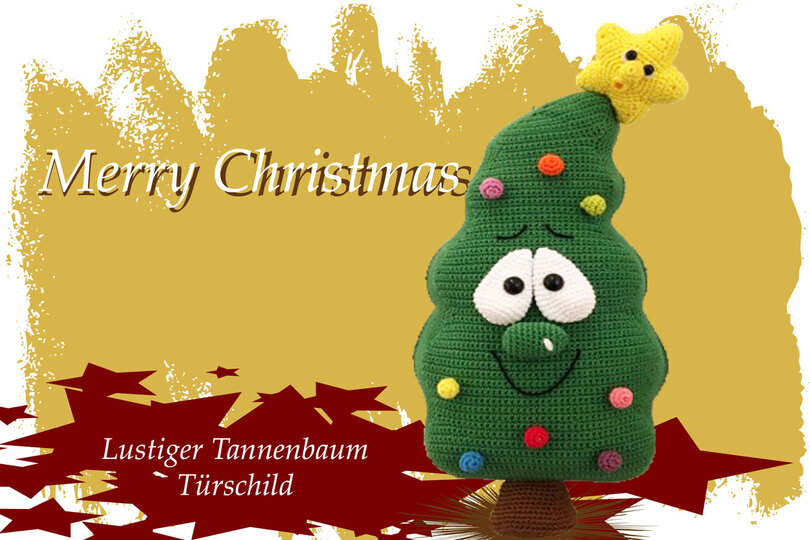 Funny Christmas-tree Pattern Amigurumi