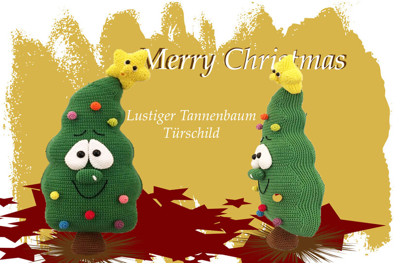 Funny Christmas-tree Pattern Amigurumi