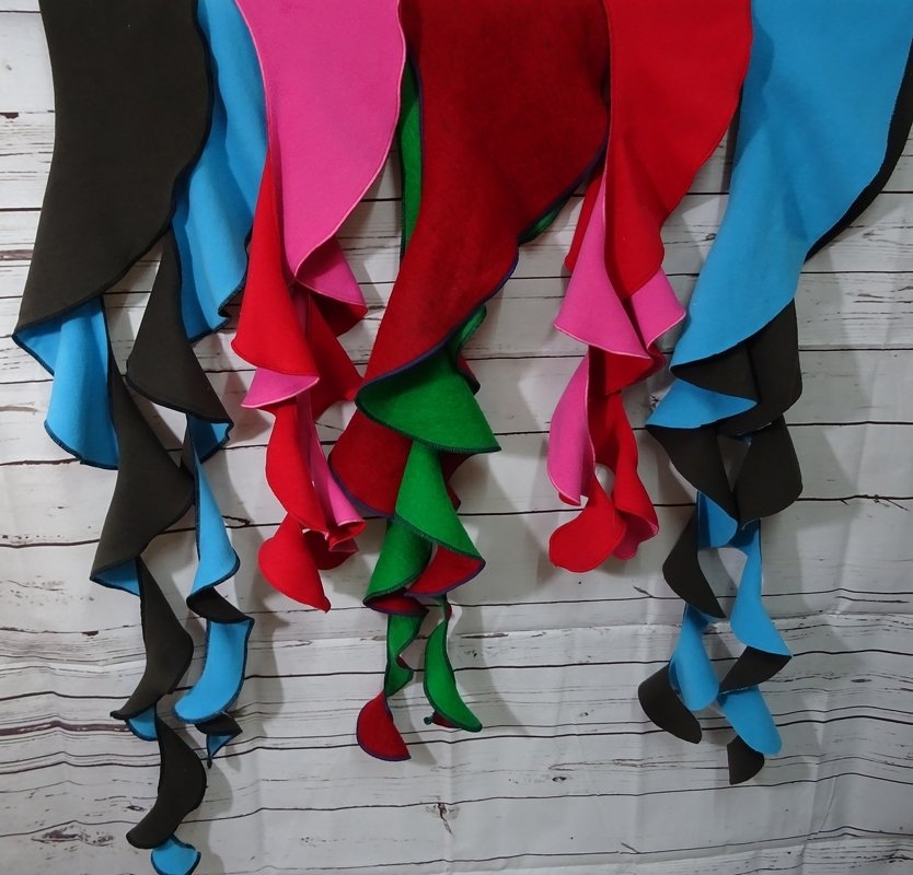 Spiralschal nähen E-Book Schal Tuch